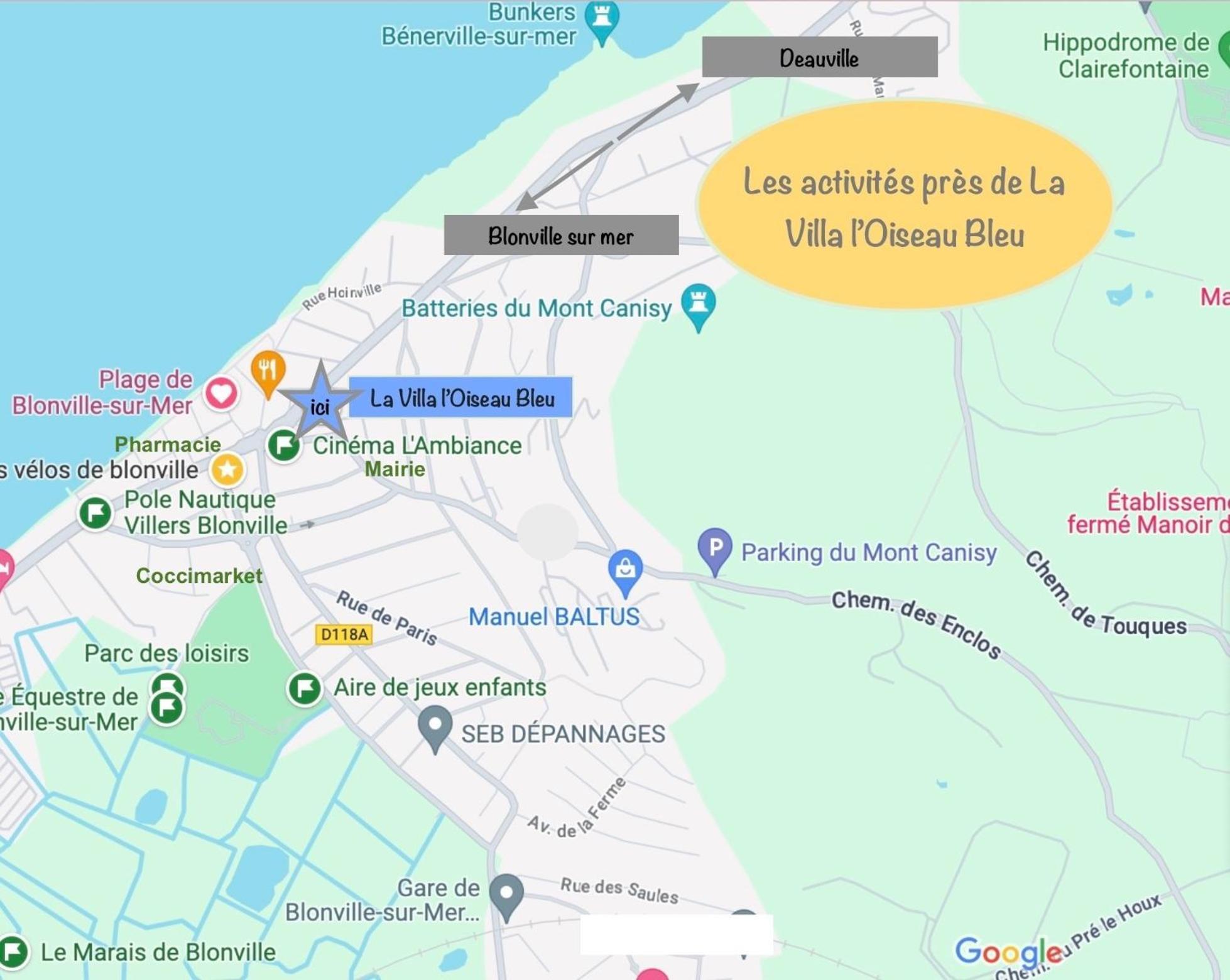 La Villa L'Oiseau Bleu Proche De La Plage Et De Deauville !!! Awards 2025 Blonville-sur-Mer Eksteriør billede