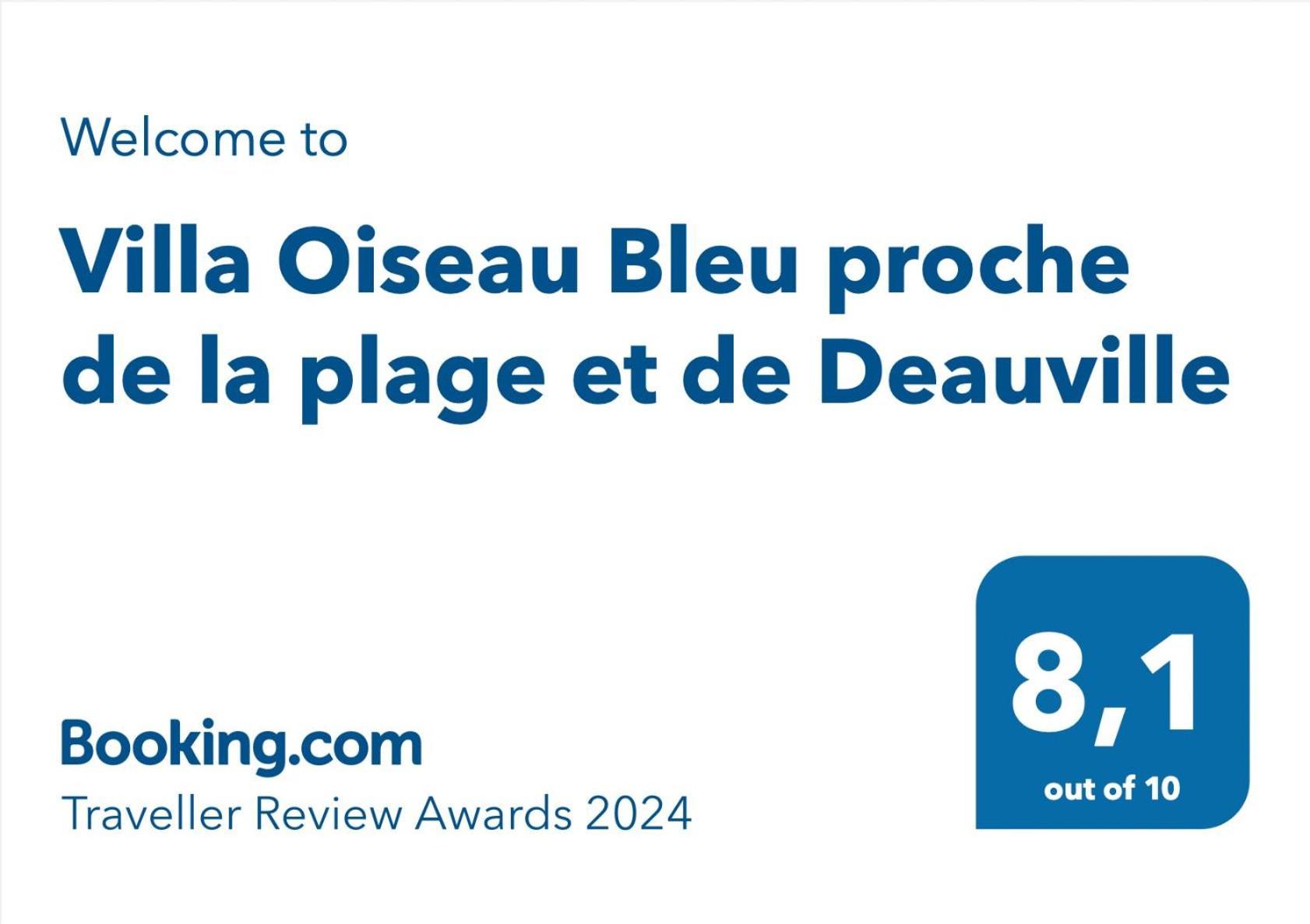 La Villa L'Oiseau Bleu Proche De La Plage Et De Deauville !!! Awards 2025 Blonville-sur-Mer Værelse billede